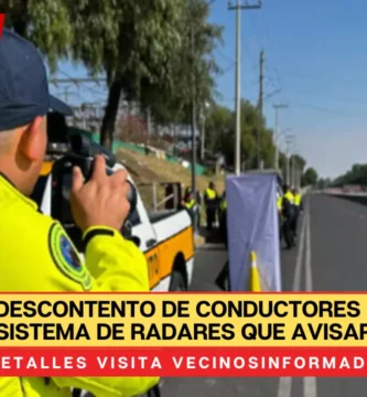Provoca descontento de conductores de CDMX el nuevo sistema de Radares que avisarán si el vehículo tiene infracciones