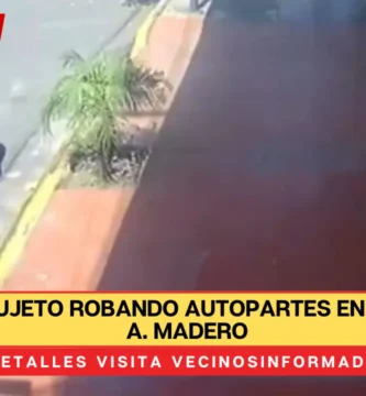 Captan a sujeto robando autopartes en la Gustavo A. Madero