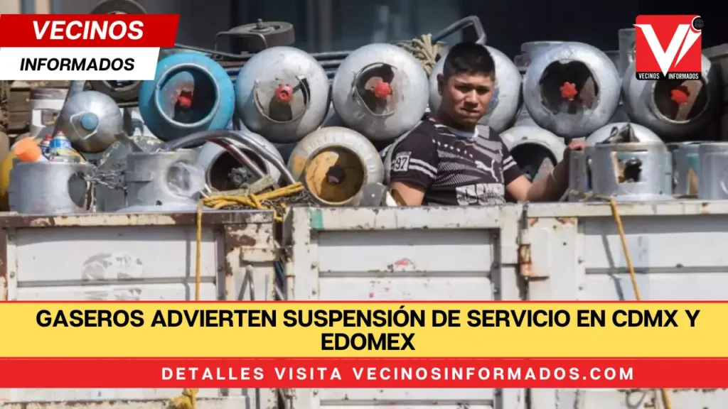 Gaseros advierten suspensión de servicio en CDMX y Edomex