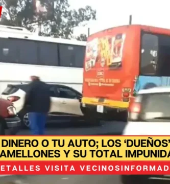VIDEO: Dinero o tu auto; los ‘dueños’ de los camellones y su total impunidad