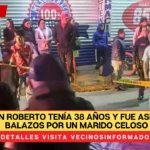 Jonathan Roberto tenía 38 años y fue asesinado a balazos por un marido celoso