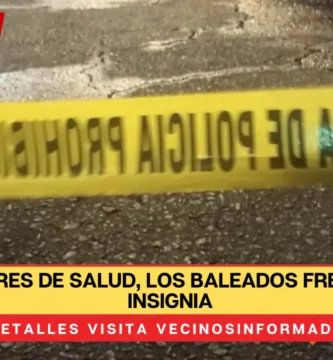 Trabajadores de salud, los baleados frente a Torre Insignia