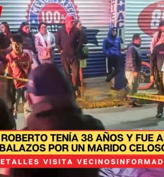 Jonathan Roberto tenía 38 años y fue asesinado a balazos por un marido celoso
