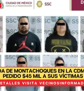 Cae banda de montachoques en la CDMX; habían pedido $45 mil a sus víctimas