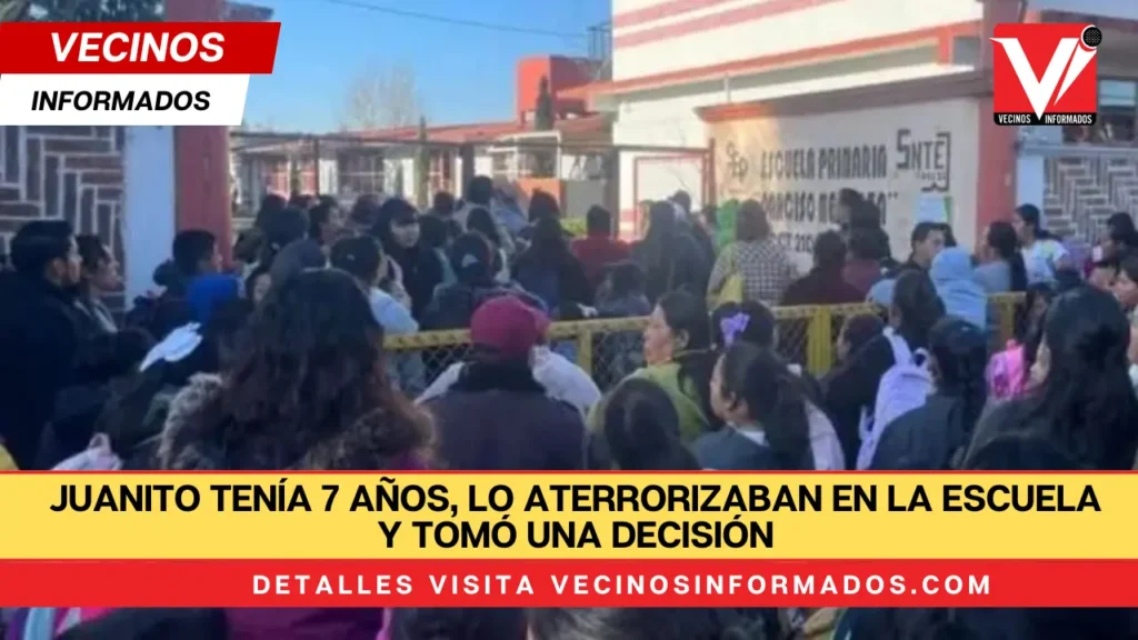 Juanito tenía 7 años, lo aterrorizaban en la escuela y tomó una decisión