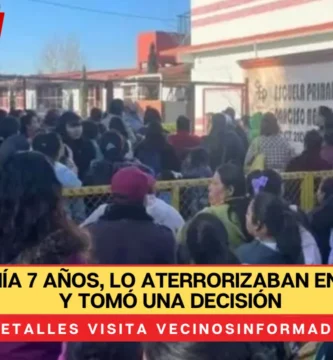 Juanito tenía 7 años, lo aterrorizaban en la escuela y tomó una decisión