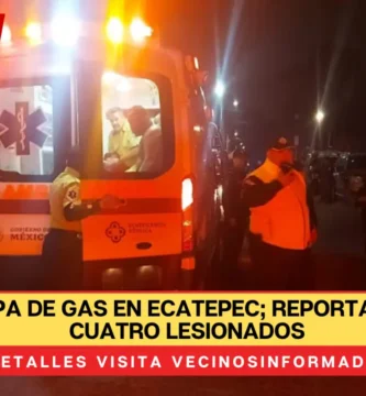 Explota pipa de gas en Ecatepec; reportan al menos cuatro lesionados