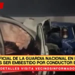 Muere oficial de la Guardia Nacional en Ecatepec tras ser embestido por conductor ebrio