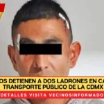 Pasajeros detienen a dos ladrones en camión del transporte público de la CDMX