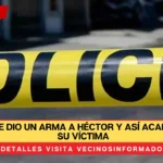 Yomelín le dio un arma a Héctor y así acabaron con su víctima