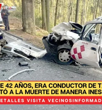 Antonio, de 42 años, era conductor de taxi; hoy, se enfrentó a la muerte de manera inesperada.