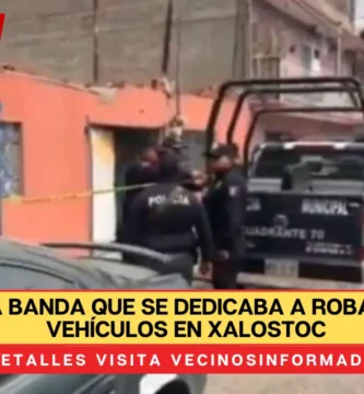 Detienen a banda que se dedicaba a robar motos y vehículos en Xalostoc y en inmediaciones de la Gustavo A. Madero