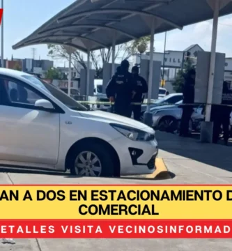 Despachan a dos en estacionamiento de centro comercial
