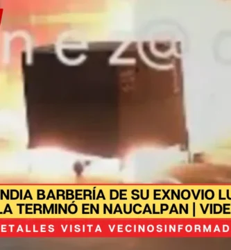 Mujer incendia barbería de su exnovio luego de que la terminó en Naucalpan | VIDEO