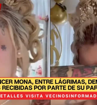 La influencer Mona, entre lágrimas, denunció las amenazas recibidas por parte de su pareja Geros.