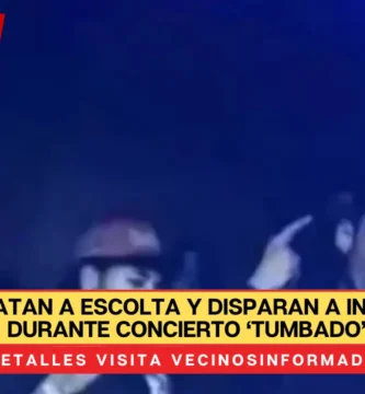 VIDEO: Matan a escolta y disparan a influencer durante concierto ‘tumbado’
