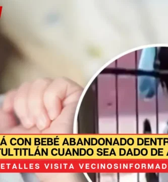 Qué pasará con bebé abandonado dentro de bolsa en Tultitlán cuando sea dado de alta