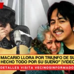 Mamá de Macario llora por triunfo de su hijo: “ha hecho todo por su sueño” |VIDEO