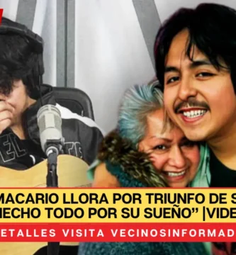 Mamá de Macario llora por triunfo de su hijo: “ha hecho todo por su sueño” |VIDEO