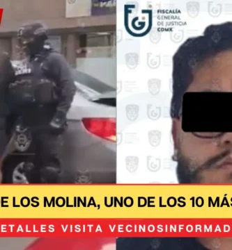 Cae líder de Los Molina, uno de los 10 más buscados