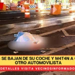 Sujetos se bajan de su coche y matan a golpes a otro automovilista