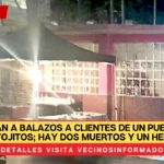 Atacan a balazos a clientes de un puesto de antojitos; hay dos muertos y un herido