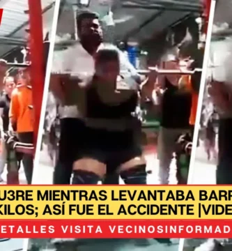 Atleta muere mientras levantaba barra con 270 kilos; así fue el accidente |VIDEO