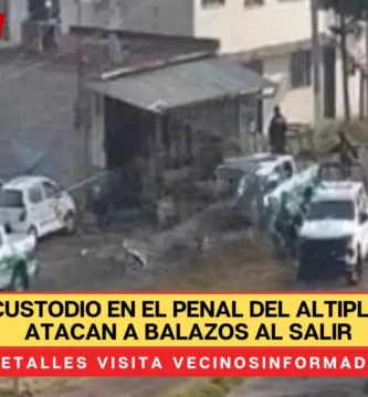 Luis es custodio en el penal del Altiplano y lo atacan a balazos al salir
