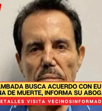 'El Mayo' Zambada busca acuerdo con EU para evitar pena de muerte, informa su abogado