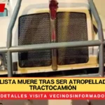 Motociclista muere tras ser atropellado por un tractocamión en Tlalpan, CDMX