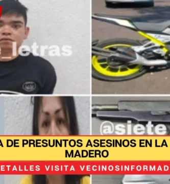 Cae pareja de presuntos asesinos en la Gustavo A. Madero