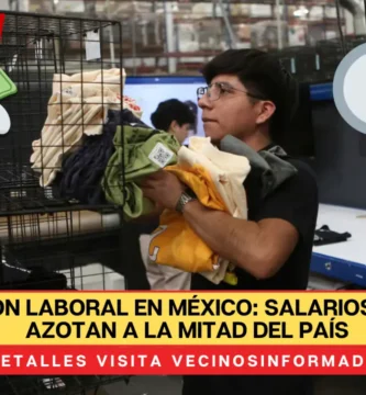 Explotación laboral en México: salarios de hambre azotan a la mitad del país