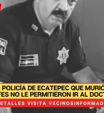 Eduardo, el policía de Ecatepec que murió porque sus jefes no le permitieron ir al doctor