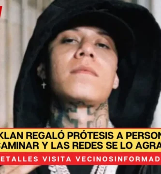 Santa Fe Klan regaló prótesis a personas que no pueden caminar y las redes se lo agradecieron