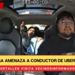 Pasajera amenaza a conductor de Uber en CDMX