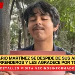 Macario Martínez se despide de sus amigos barrenderos y les agradece por todo