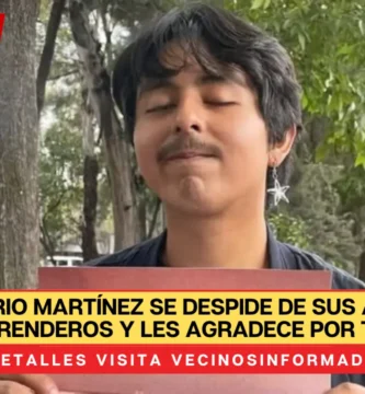 Macario Martínez se despide de sus amigos barrenderos y les agradece por todo
