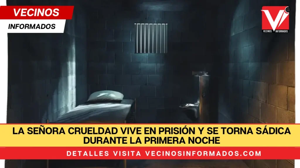 La Señora Crueldad vive en prisión y se torna sádica durante la primera noche