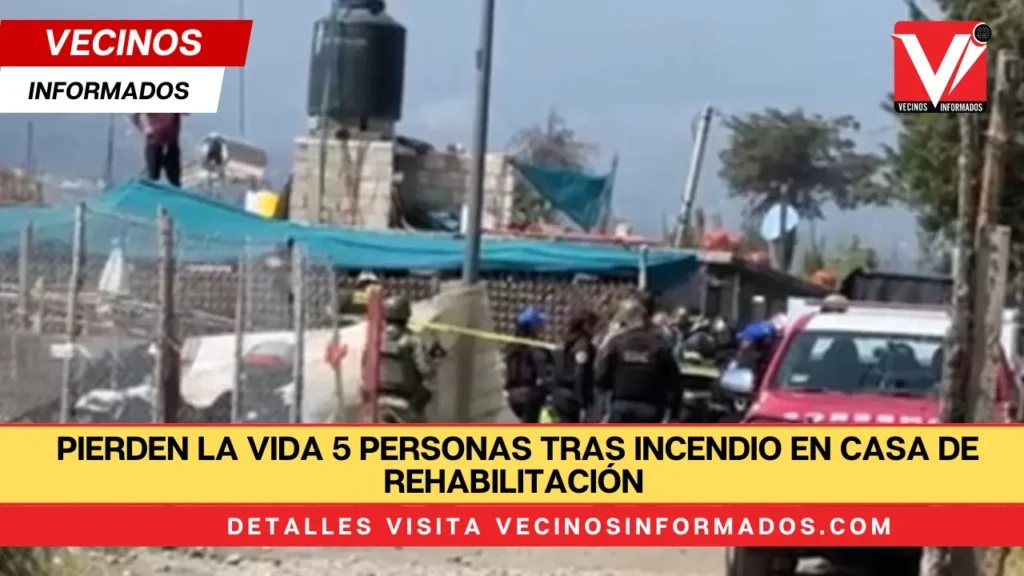 Pierden la vida 5 personas tras incendio en casa de rehabilitación de la CDMX