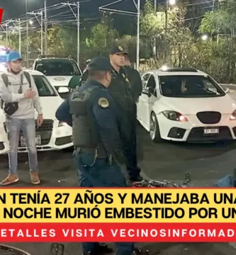 Óscar Iván tenía 27 años y manejaba una bicicleta; esta noche murió embestido por un Audi