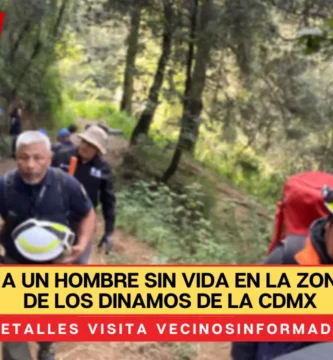 Localizan a un hombre sin vida en la zona boscosa de Los Dinamos de la CDMX