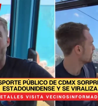 Transporte público de CDMX sorprende a estadounidense y se viraliza