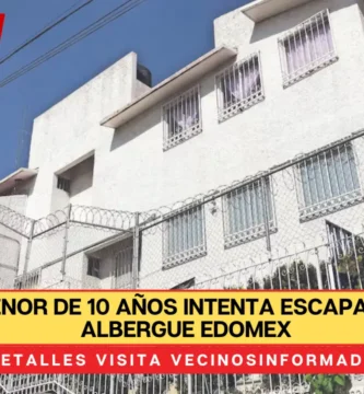 Menor de 10 años intenta escaparse de un albergue