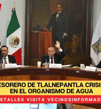 Denuncia tesorero de Tlalnepantla crisis financiera en el Organismo de Agua