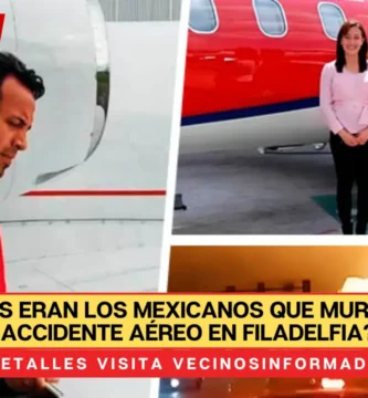 ¿Quiénes eran los mexicanos que murieron en accidente aéreo en Filadelfia?