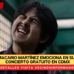 VIDEO Macario Martínez emociona en su primer concierto gratuito en CDMX