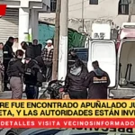 Hombre amanece apuñalado junto a su moto; investigan intento de robo