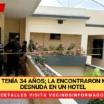 Cinthya tenía 34 años; la encontraron muerta y desnuda en un hotel