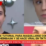 Joven hace tutorial para maquillarse como Claudia Sheinbaum y se hace viral en TikTok