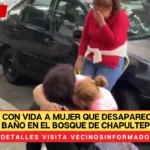 Localizan con vida a mujer que desapareció después de ir al baño en el bosque de Chapultepec CDMX